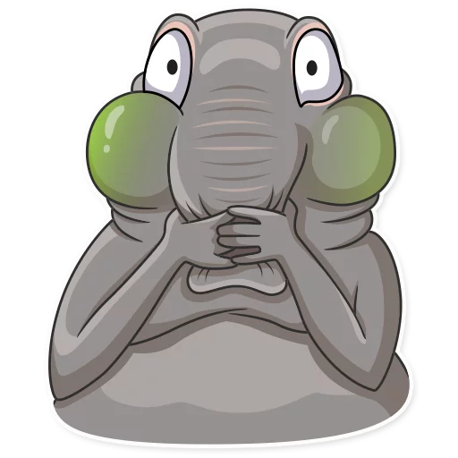 🤢 Стикер «Homunculus Loxodontus» для Telegram