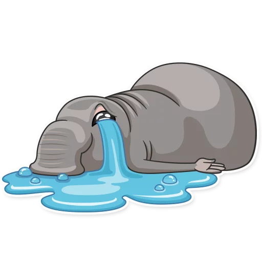 😭 Стикер «Homunculus Loxodontus» для Telegram