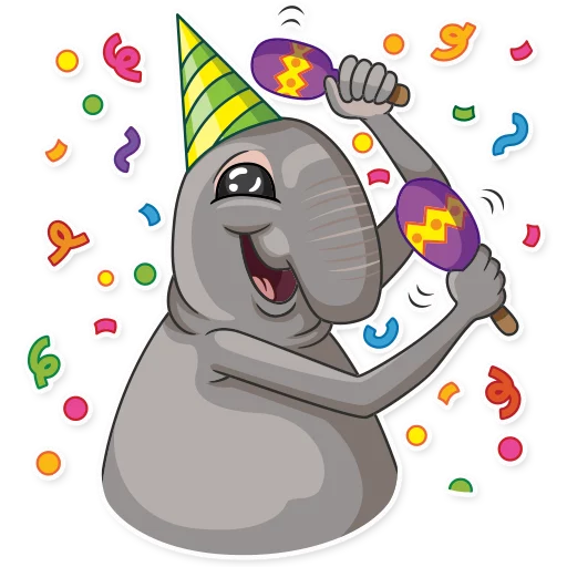 🎉 Стикер «Homunculus Loxodontus» для Telegram