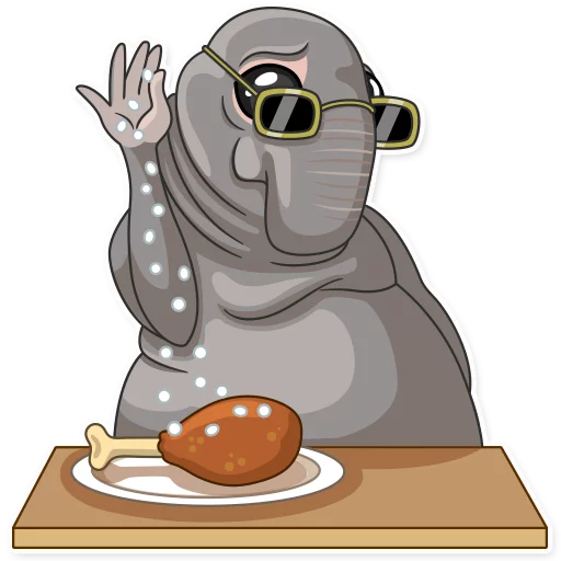 👨 Стикер «Homunculus Loxodontus» для Telegram
