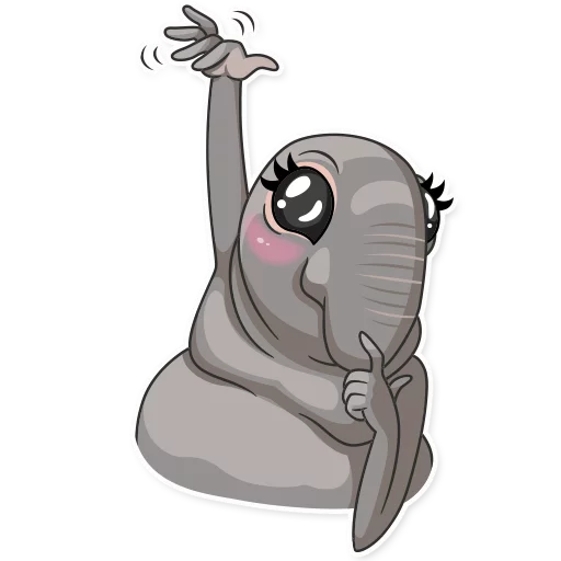 👋 Стикер «Homunculus Loxodontus» для Telegram