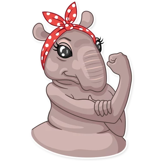 💪 Стикер «Homunculus Loxodontus» для Telegram