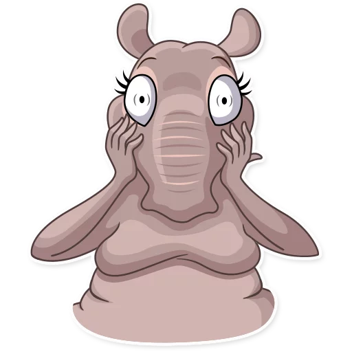 😨 Стикер «Homunculus Loxodontus» для Telegram