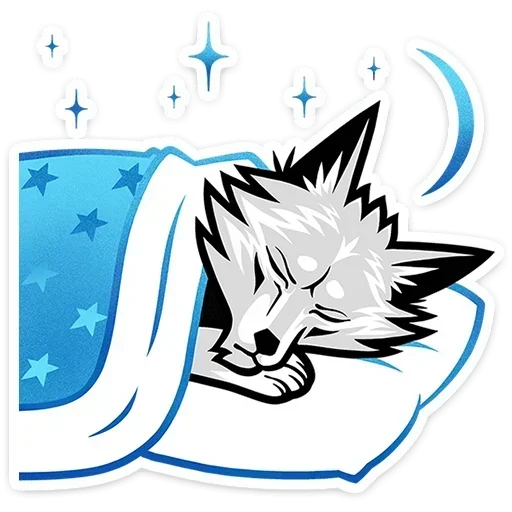 😴 Стикер «Волчара» для Telegram