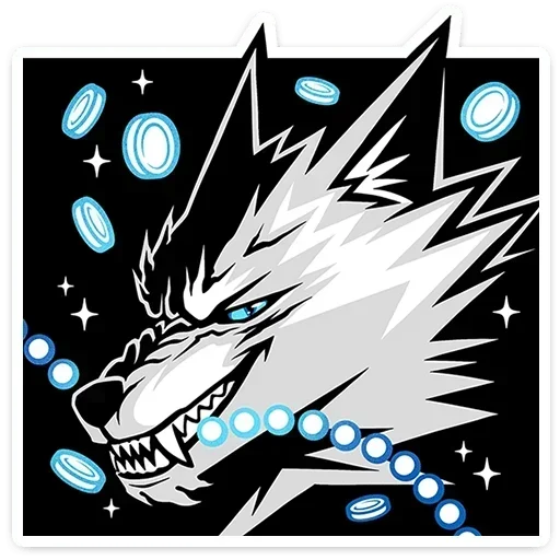 😈 Стикер «Волчара» для Telegram