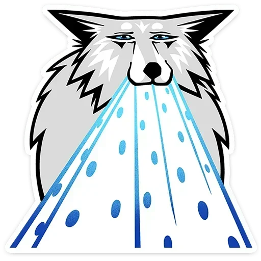 🤮 Стикер «Волчара» для Telegram