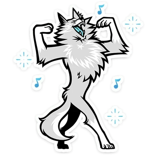 💪 Стикер «Волчара» для Telegram
