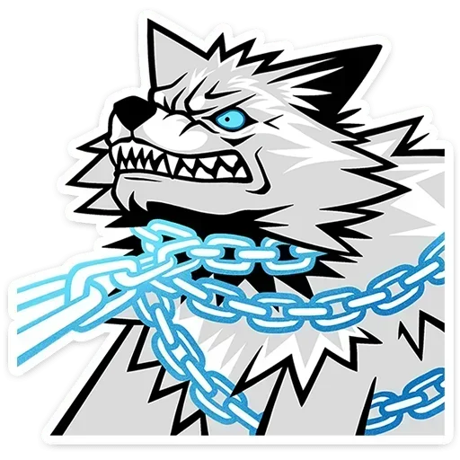 😡 Стикер «Волчара» для Telegram