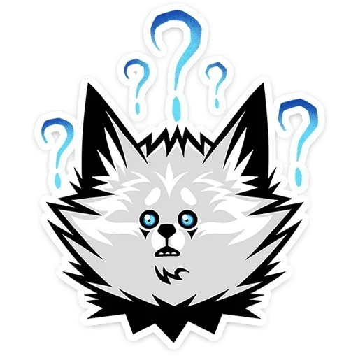😦 Стикер «Волчара» для Telegram