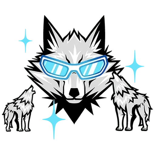 😎 Стикер «Волчара Без Текста» для Telegram
