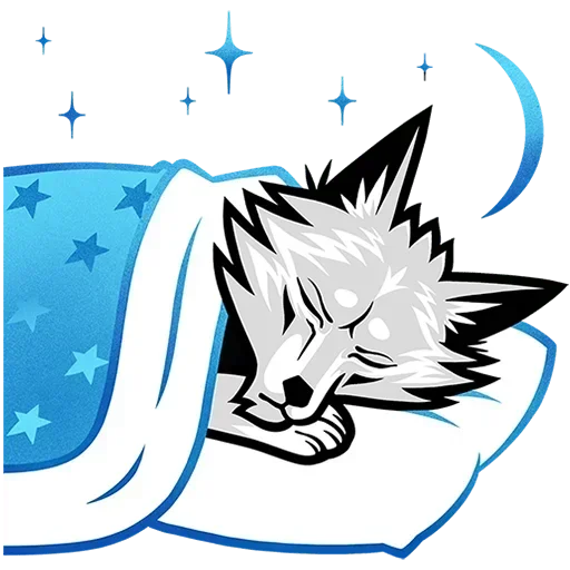 😴 Стикер «Волчара Без Текста» для Telegram