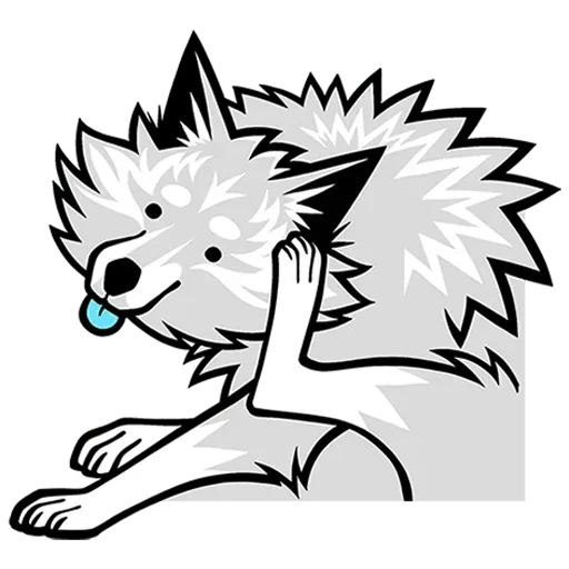 😛 Стикер «Волчара Без Текста» для Telegram