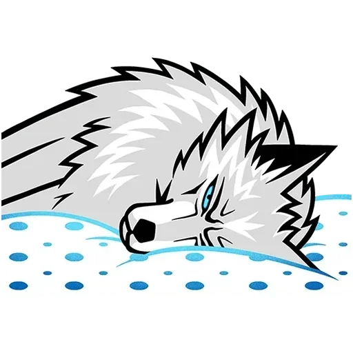 🥱 Стикер «Волчара Без Текста» для Telegram