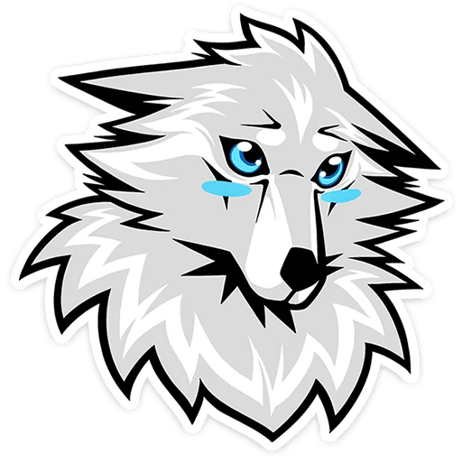 ☺ Стикер «Волчара» для Telegram