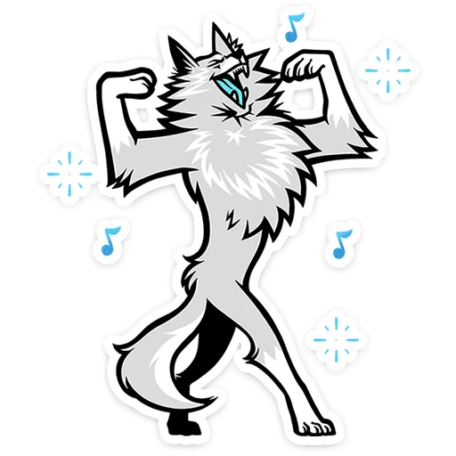 💃 Стикер «Волчара» для Telegram