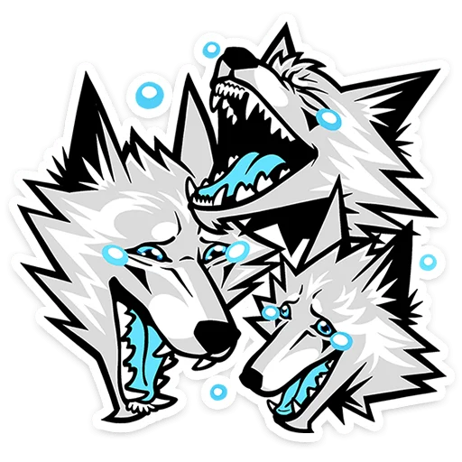 Стикерпак Волчара для Telegram — скачать