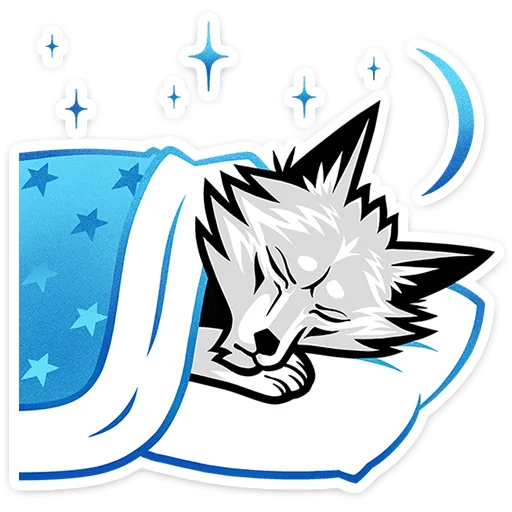 😴 Стикер «Волчара» для Telegram