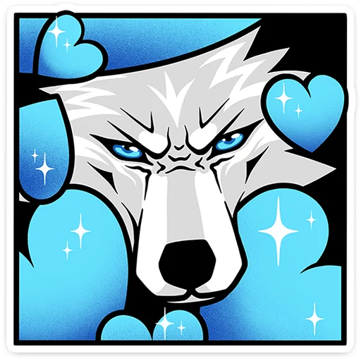 🥰 Стикер «Волчара» для Telegram