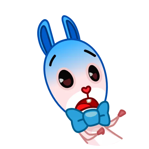 😨 Стикер «Bowtie Bunny» для Telegram