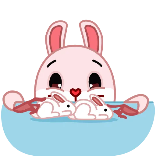 🍆 Стикер «Bowtie Bunny» для Telegram