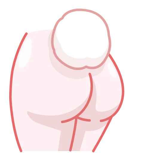 🍑 Стикер «Bowtie Bunny» для Telegram