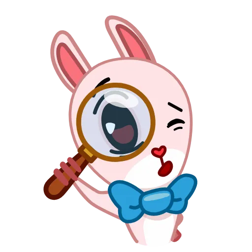 Стикерпак Bowtie Bunny для Telegram