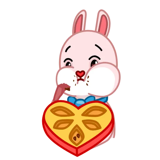 🙂 Стикер «Bowtie Bunny» для Telegram