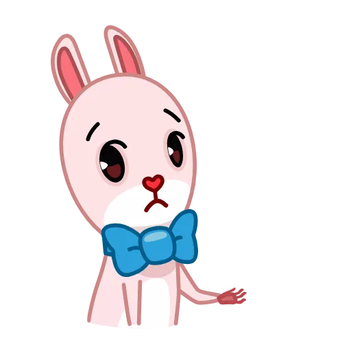 😒 Стикер «Bowtie Bunny» для Telegram