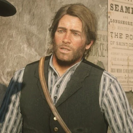 🎩 Стикер «LT Morgan RDR 2» для Telegram