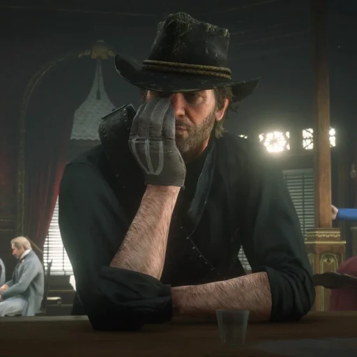 🎩 Стикер «LT Morgan RDR 2» для Telegram