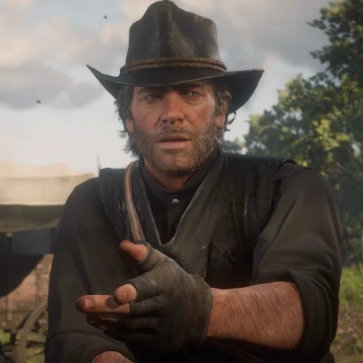 🎩 Стикер «LT Morgan RDR 2» для Telegram