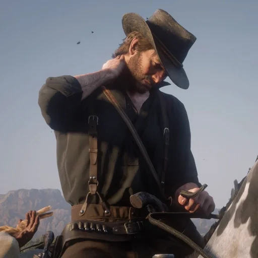 🎩 Стикер «LT Morgan RDR 2» для Telegram