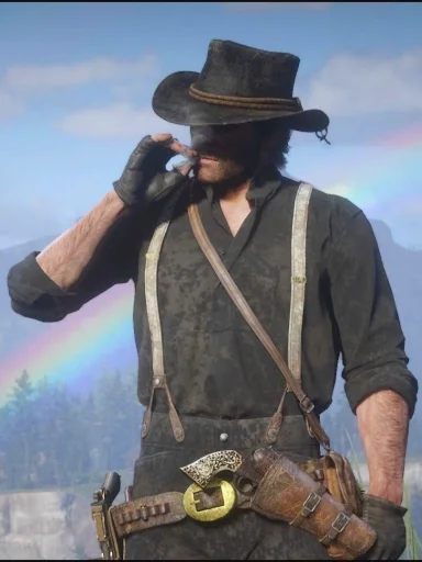 🎩 Стикер «LT Morgan RDR 2» для Telegram
