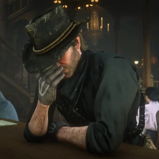 🎩 Стикер «LT Morgan RDR 2» для Telegram