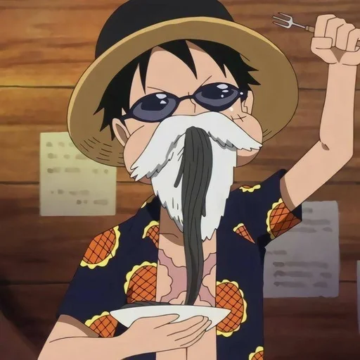 👒 Стикер «Luffy» для Telegram