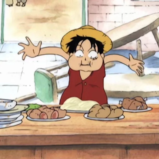 👒 Стикер «Luffy» для Telegram