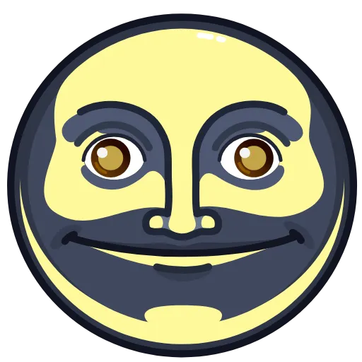 🌚 Стикер «Lua 01» для Telegram