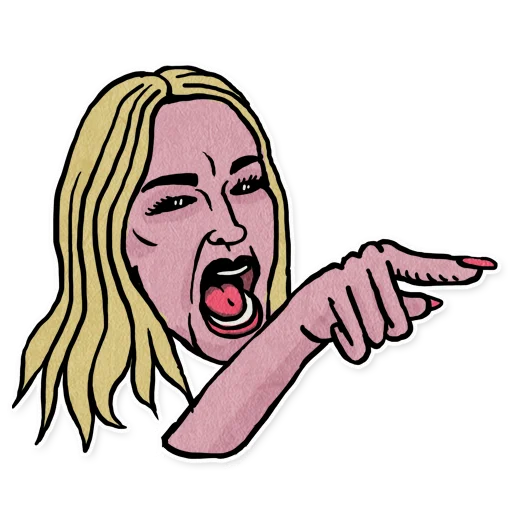 👹 Стикер «Lubok_RU» для Telegram