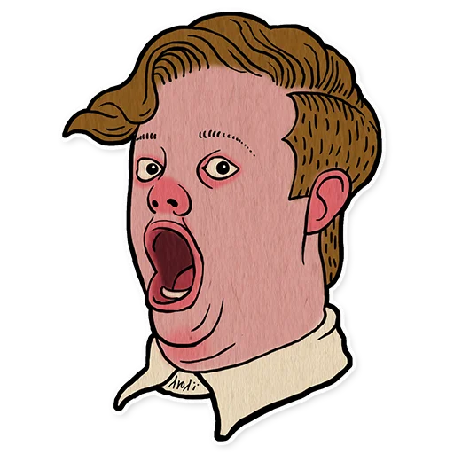😱 Стикер «Lubok_RU» для Telegram