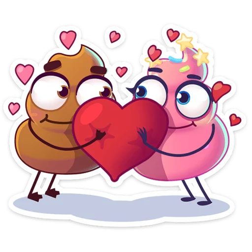 ❤️ Стикер «Какая любовь!» для Telegram