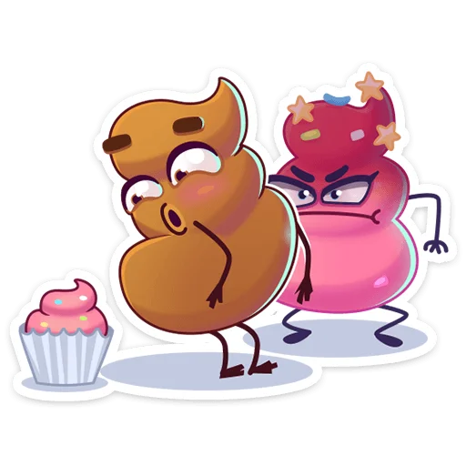 💩 Стикер «Какая любовь!» для Telegram