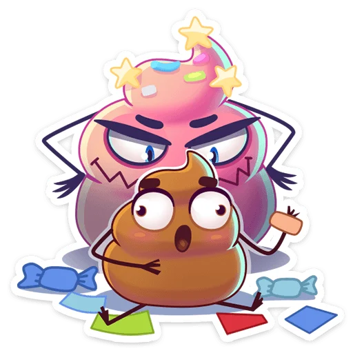 🍬 Стикер «Какая любовь!» для Telegram