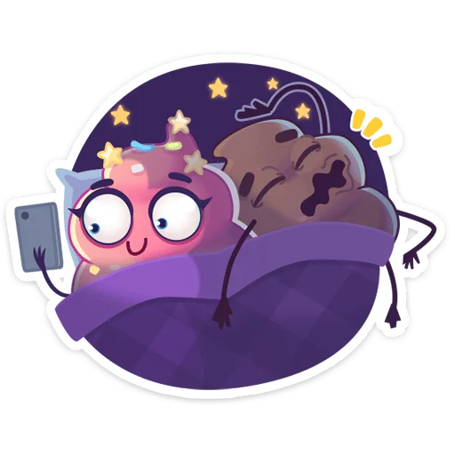 😴 Стикер «Какая любовь!» для Telegram