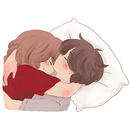 😴 Стикер «Любовь и Нястикс» для Telegram