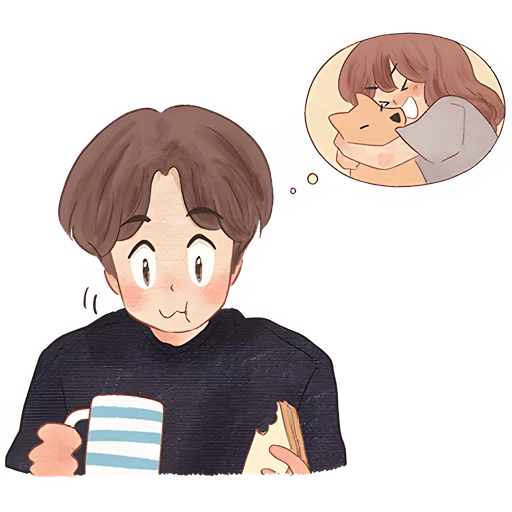 😱 Стикер «Любовь и Нястикс» для Telegram