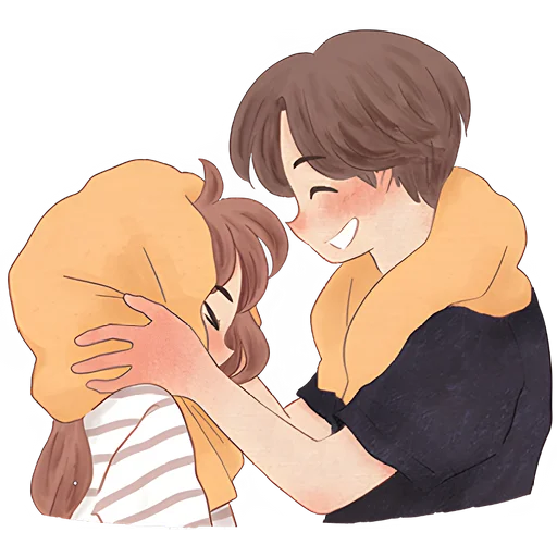 ❤️ Стикер «Любовь и Нястикс» для Telegram