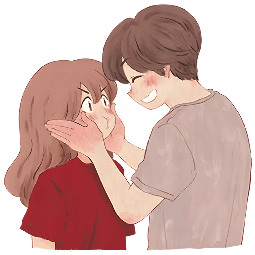 😍 Стикер «Любовь и Нястикс» для Telegram