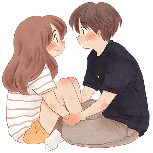 😊 Стикер «Любовь и Нястикс» для Telegram