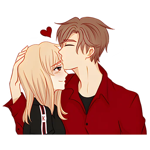 😘 Стикер «Любовь в воздухе» для Telegram
