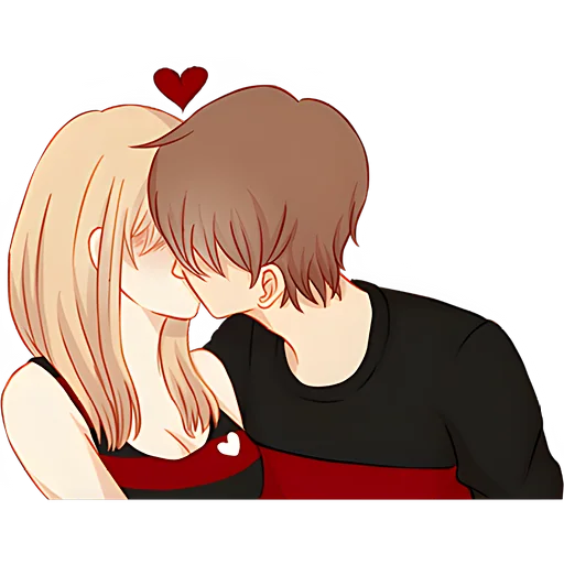 😘 Стикер «Любовь в воздухе» для Telegram